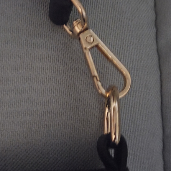 Black & Gold Studded Women's Bag - Picture 6 of 7